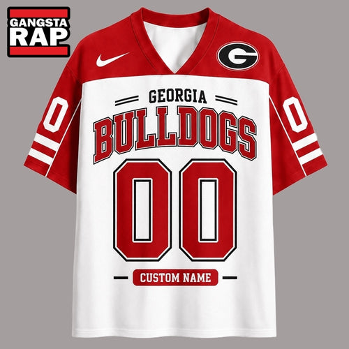 Georgia Bulldogs NCAA College Team Pride Personalized Football jersey