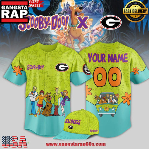 Georgia Bulldogs x Scooby Doo Night 2025 Baseball Jersey Shirt