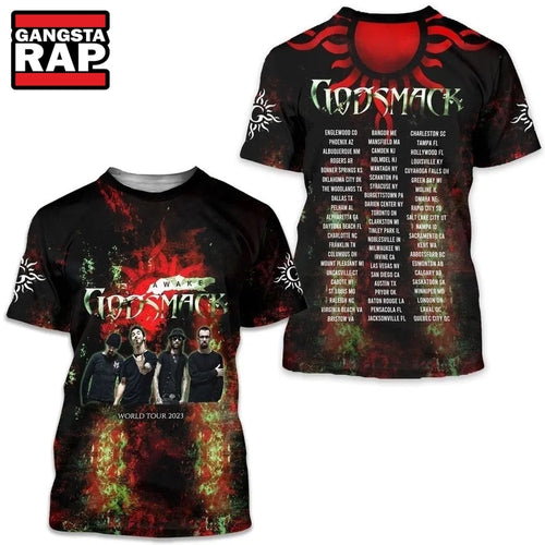 Godsmack Band T Shirt, Rock Band Music 3D T Shirt , Music Trending 3D Shirt