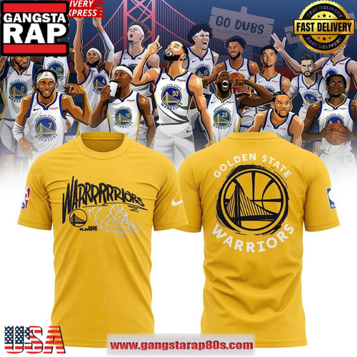 Golden State Warriors 2025 Playoff Special Yellow Unisex T Shirt
