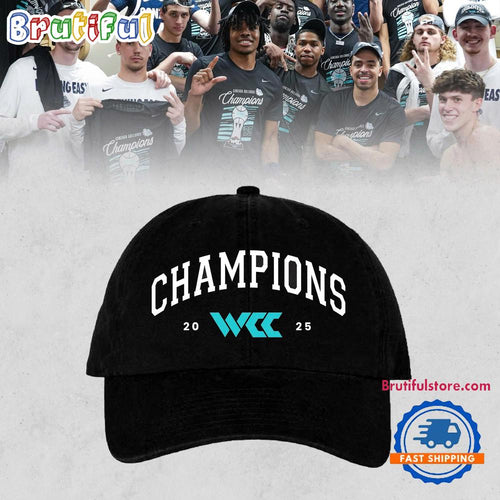 Gonzaga Bulldogs 2025 WCC Men’s Basketball Conference Tournament Champions 22 Time Cap Hats