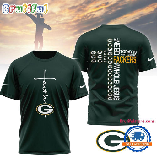 Green Bay Packers 2026 NFL Faith Love Special New 3D Shirt