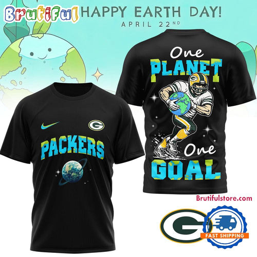 Green Bay Packers 2026 NFL x Earth Day Limited Edition 3D T Shirt