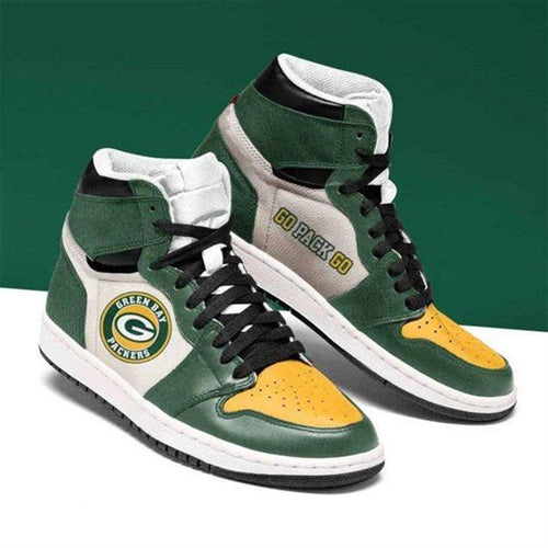 NFL Green Bay Packers Football Air Jordan Shoes Sport Sneaker Boots