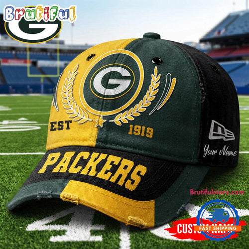 Green Bay Packers NFL Split Color New Era Classic Cap