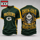 Green Bay Packers NFL Till I’m Dead Forever Skull Fan Pride 3D Shirt, Football New Design Shirt Hoodie T-Shirt