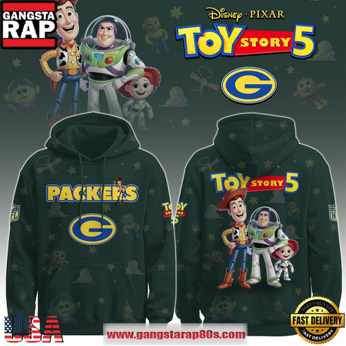 Green Bay Packers NFL x Toy Story 5 Limited Edition Hoodie Shirt