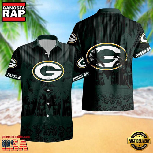 NFL Green Bay Packers New Design Aloha Hawaii Shirt