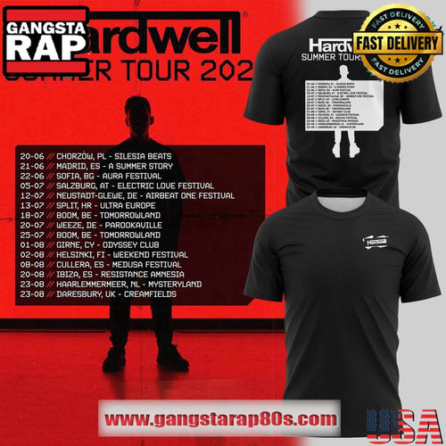 Hardwell Summer Tour 2025 Special Edition T Shirt