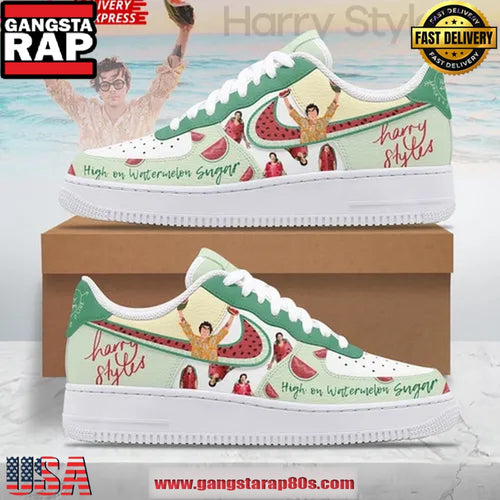 Harry Styles Watermelon Sugar Air Force 1 Sneakers Shoes
