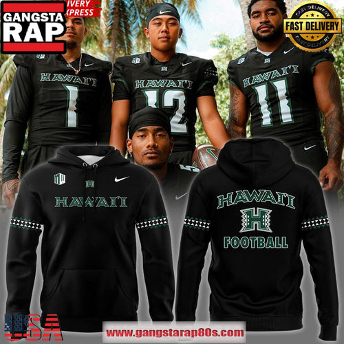 Hawaii Rainbow Warriors football New Uniforms All Over Print Hoodie