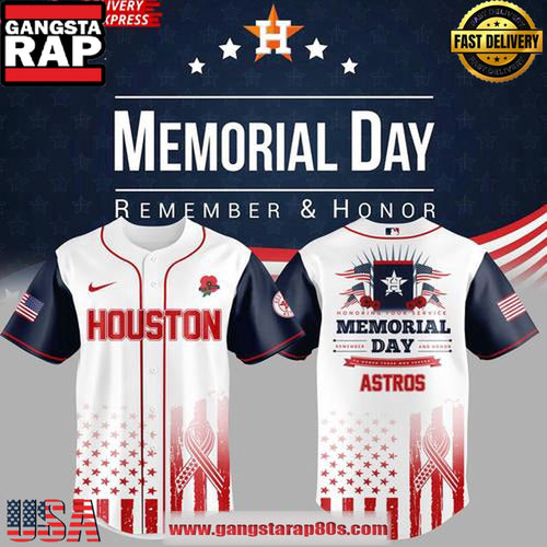 Houston Astros 2025 Memorial Day Limited Edition Baseball Jersey Shirt
