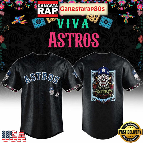 Houston Astros Dia De Los Astros Night 2025 Baseball Jersey