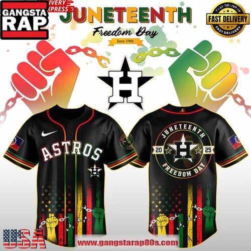 Houston Astros Juneteenth Day 2025 Special Baseball Jersey Shirt