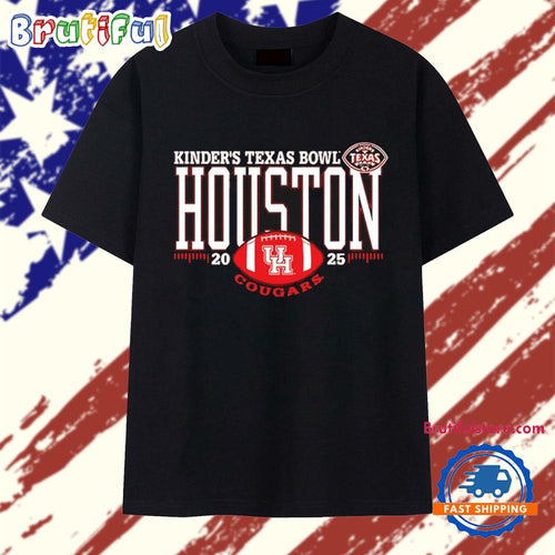 Houston Cougars 2025 Kinder’s Texas Bowl logo T Shirt
