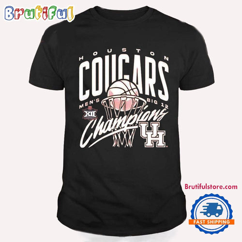 Houston Cougars 2025 Men’s Basketball Big 12 Champions T Shirt
