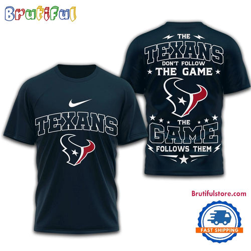 Houston Texans 2026 NFL Rule The Field Limited 3D T Shirt