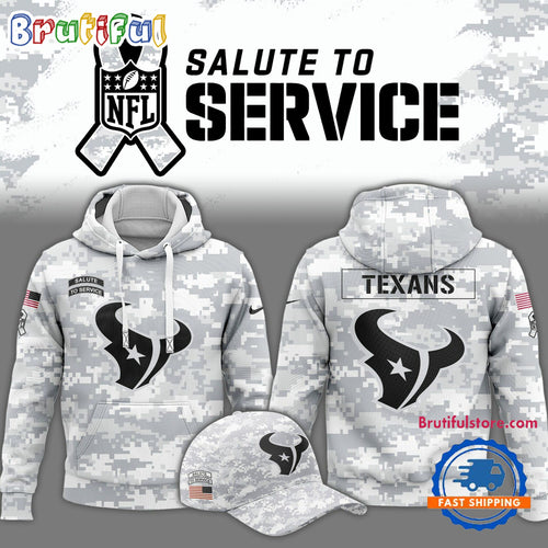 Houston Texans Arctic Camo 2024 Salute To Service Hoodie