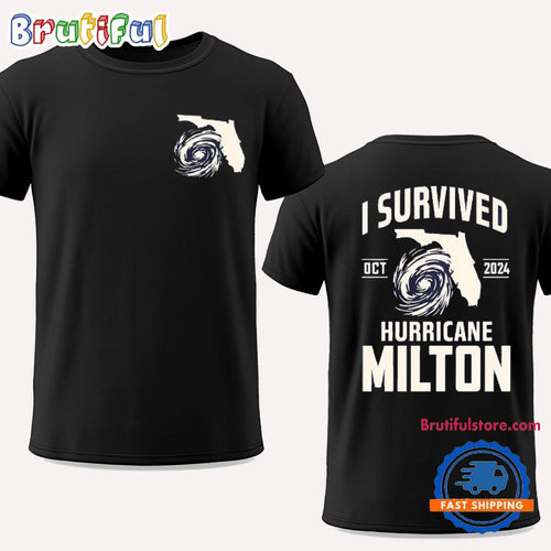 Hurricane Milton Survivor Storm Unisex Shirt, I Survived Hurricane Milton T Shirt, Florida Hurricane 2024 Tee