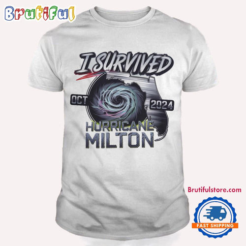 Hurricane Milton Survivor Unisex T Shirt, I Survived Hurricane Milton 2024 Tee, Florida Strong Shirt