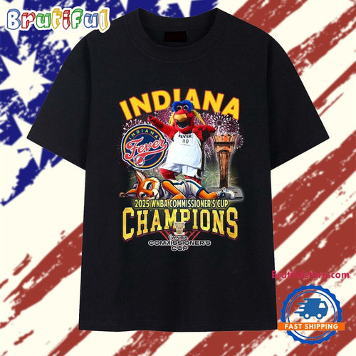 Indiana Fever 2025 WNBA Commissioner’s Cup Champions T Shirt