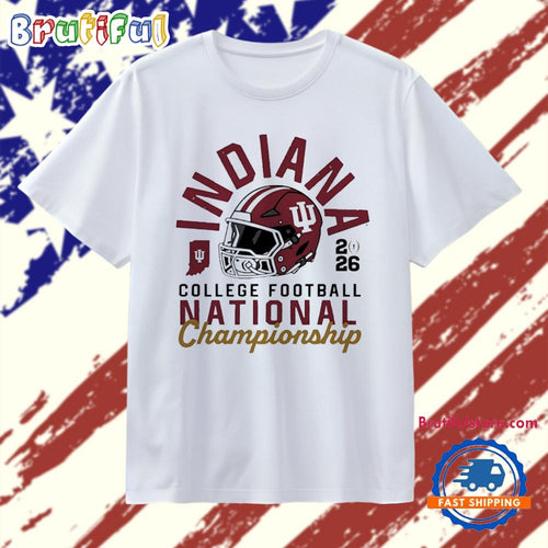 Indiana Hoosiers CFP 2026 National Championship Bound helmet T Shirt