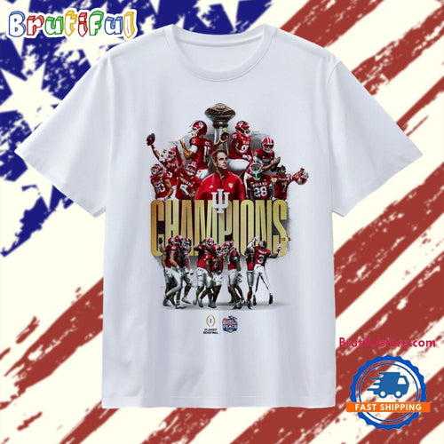 Indiana Hoosiers Champions Playoff Semifinal Chick Fil A Peach Bowl 2026 Never Daunted Poster T Shirt
