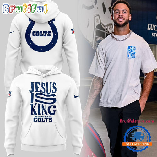Indianapolis Colts Jesus Is King Hoodie Shirt