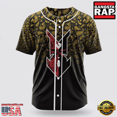 MLB Indianapolis Indians Paisley Pattern Baseball Jersey