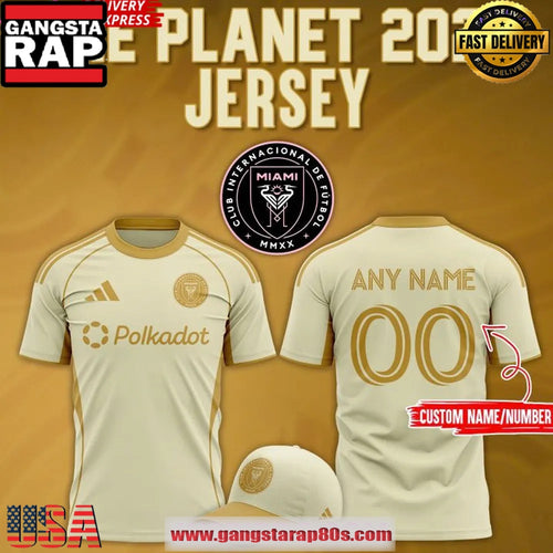 Inter Miami CF x One Planet Collections 2025 Unisex T Shirt