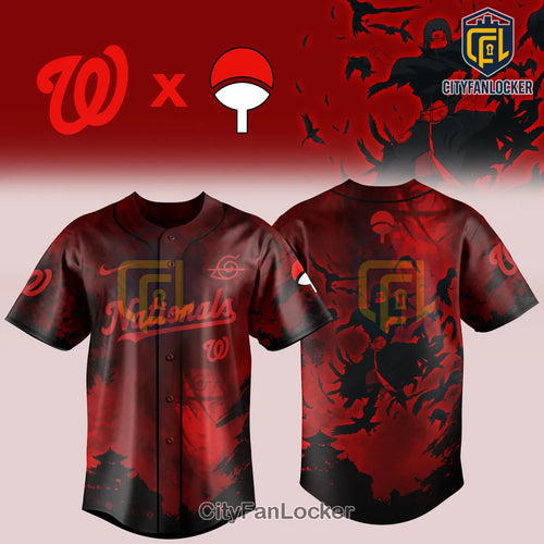 Itachi Uchiha x Washington Nationals 2026 Edition Baseball Jersey
