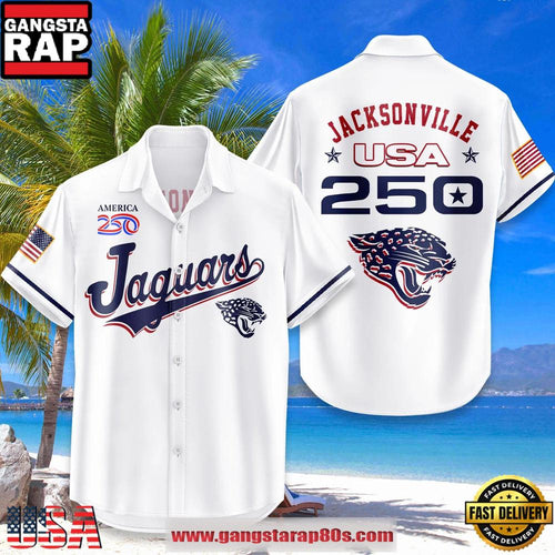 Jacksonville Jaguars USA Flag 250 Years of Freedom Anniversary 2026
