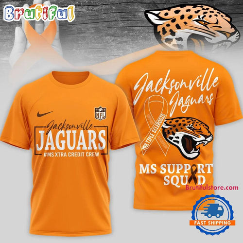Jacksonville Jaguars NFL Multiple Scleross Support 3D T Shirt