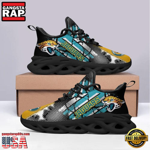 NFL Jacksonville Jaguars Team Max Soul Shoes Running Sneakers New Designer