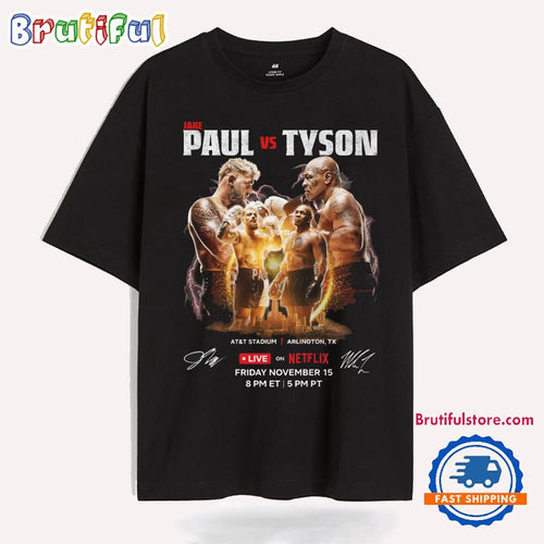 Jake Paul vs Mike Tyson Friday Now 15 2024 T Shirt