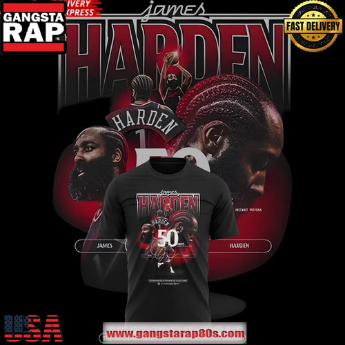 James Harden 50-Point Game Moments Collection Unisex T Shirt