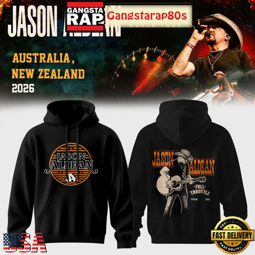 Jason Aldean Full Throttle World Tour 2026 Special Edition Hoodie