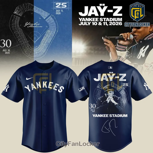 Jay-Z New York Yankees 2026 Baseball Jersey