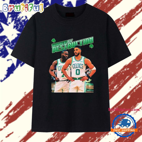 Jayson Tatum and Jaylen Brown Brothers of Destruction T Shirt