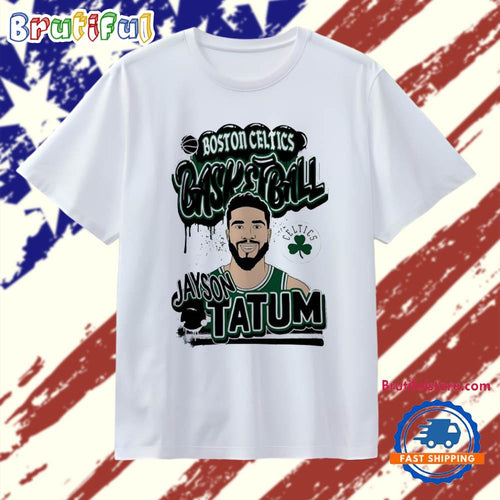 Jayson Tatum Boston Celtics Basketball Caricature T Shirt