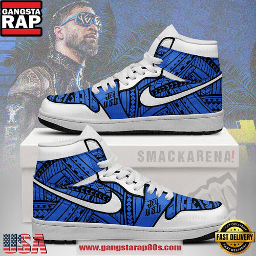 Jey Uso Air Jordan 1 High Top Sneakers Shoes