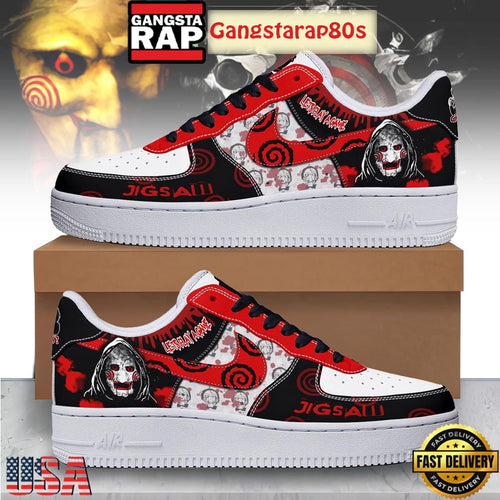Jigsaw Lets Play A Game Halloween Air Force 1 Shoes Running Sneakers