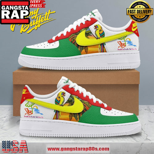 Jimmy Buffett Maldives Special Edition Air Force 1 Sneakers Shoes