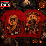 Jimmy Buffett Spooky Season Pumpkin Moon Halloween 3D Shirt , Music Trending 3D Shirt