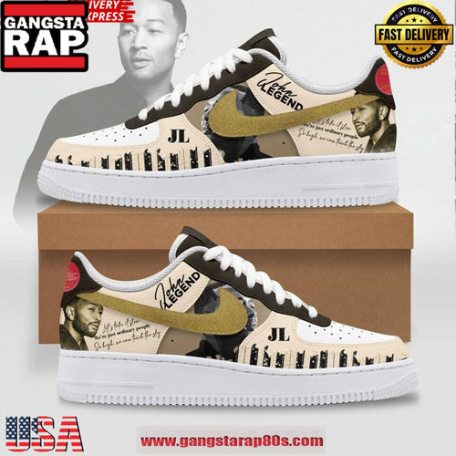 John Legend Limited Edition Air Force 1 Sneakers Shoes