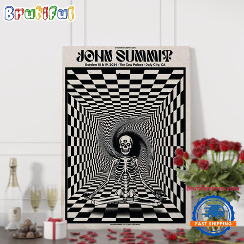 John Summit At The Cow Palace In Daly City CA On Oct 2024 Poster Canvas Art