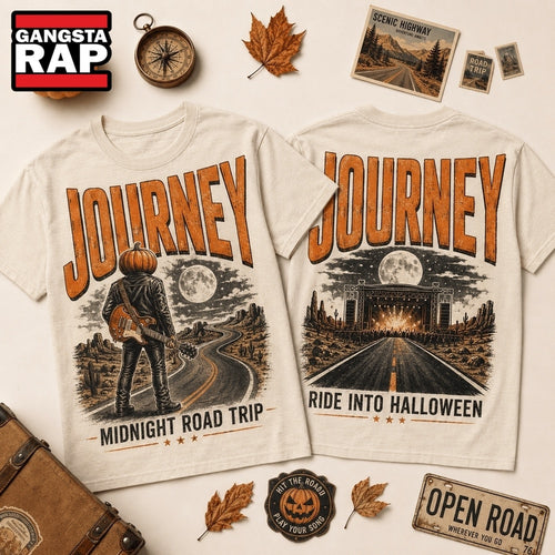 Journey Midnight Road Trip Halloween 3D Shirt Hoodie T-Shirt