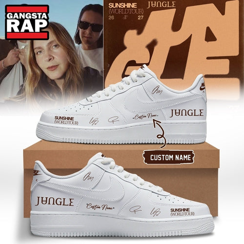 Jungle Sunshine World Tour 2026 27 Limited Edition Signature White Air Force 1 Shoes Sneakers