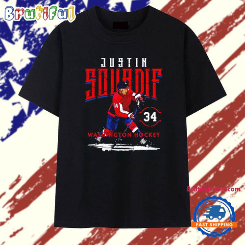 Justin Sourdif Washington Capitals Player Name T Shirt