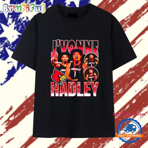 J’Vonne Hadley Louisville Cardinals player collage T Shirt
